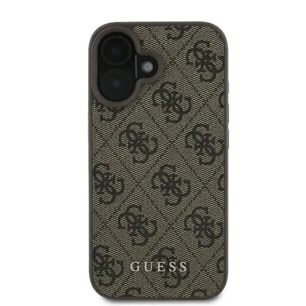 Guess 4G Classic iPhone 16 Plus Case - Brown - Cell phone cases and covers<<<HurtelXML