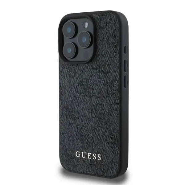 Guess 4G Classic iPhone 16 Pro Case - Black - Cell phone cases and covers<<<HurtelXML