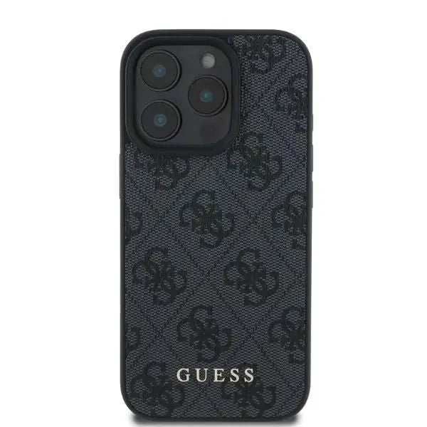 Guess 4G Classic iPhone 16 Pro Case - Black - Cell phone cases and covers<<<HurtelXML