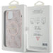 Guess 4G Collection Leather Metal Logo MagSafe Case for iPhone 12 Pro / iPhone 12 - Pink - Cell phone cases