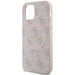 Guess 4G Collection Leather Metal Logo MagSafe Case for iPhone 12 Pro / iPhone 12 - Pink - Cell phone cases