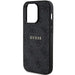 Guess 4G Collection Leather Metal Logo MagSafe Case for iPhone 14 Pro Max - Black - Cell phone cases