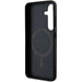 Guess 4G Collection Leather Metal Logo MagSafe Case for Samsung Galaxy S24 - Black - Cell phone cases