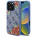 Guess 4G Flowers Print MagSafe case for iPhone 16 Pro Max - blue - Cell phone cases and covers<<<HurtelXML