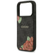 Guess 4G Flowers Print MagSafe case for iPhone 17 Pro Max - black - Cell phone cases and covers<<<HurtelXML
