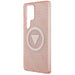 Guess 4G Glitter Triangle Buttons MagSafe Case for Samsung Galaxy S25 Ultra Pink - Cell phone cases