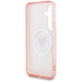 Guess 4G Glitter Triangle Buttons MagSafe Case for Samsung Galaxy S25 Pink - Cell phone cases and covers<<<HurtelXML