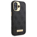 Guess 4G Logo Plate MagSafe Case for iPhone 16 Plus - Black - Cell phone cases and covers<<<HurtelXML