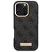 Guess 4G Logo Plate MagSafe Case for iPhone 16 Pro - Black - Cell phone cases and covers<<<HurtelXML