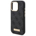 Guess 4G Logo Plate MagSafe Case for iPhone 16 Pro Max - Black - Cell phone cases and covers<<<HurtelXML