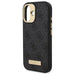 Guess 4G Logo Plate MagSafe iPhone 16 Case - Black - Cell phone cases and covers<<<HurtelXML