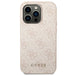 Guess 4G Metal Gold Logo Case for iPhone 14 Pro Max - Pink - Cell phone cases and covers<<<HurtelXML