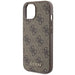 Guess 4G Metal Gold Logo case for iPhone 15 - brown - Cell phone cases and covers<<<HurtelXML