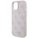 Guess 4G Metal Gold Logo case for iPhone 15 - pink - Cell phone cases and covers<<<HurtelXML