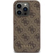 Guess 4G Metal Gold Logo case for iPhone 15 Pro - brown - Cell phone cases and covers<<<HurtelXML