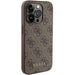 Guess 4G Metal Gold Logo case for iPhone 15 Pro - brown - Cell phone cases and covers<<<HurtelXML