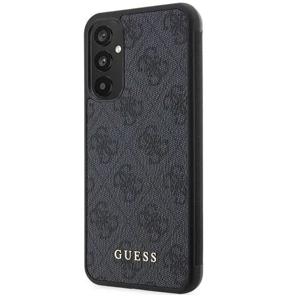 Guess 4G Metal Gold Logo Case for Samsung Galaxy A34 5G - Gray - Cell phone cases and covers<<<HurtelXML