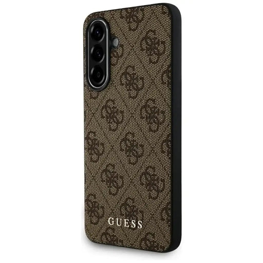 Guess 4G Metal Gold Logo Case for Samsung Galaxy A56 - Brown - Cell phone cases and covers<<<HurtelXML