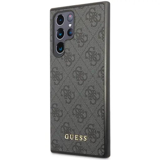 Guess 4G Metal Gold Logo case for Samsung Galaxy S24 Ultra - black - Cell phone cases and covers<<<HurtelXML