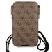 Guess 4G Metal Logo 6.7’’ Phone Bag - Brown - Cell phone cases and covers<<<HurtelXML