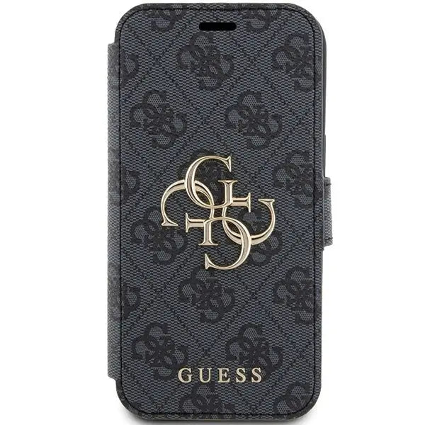 Guess 4G Metal Logo case for iPhone 15 / 14 / 13 - gray - Cell phone cases and covers<<<HurtelXML