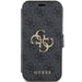 Guess 4G Metal Logo case for iPhone 15 / 14 / 13 - gray - Cell phone cases and covers<<<HurtelXML