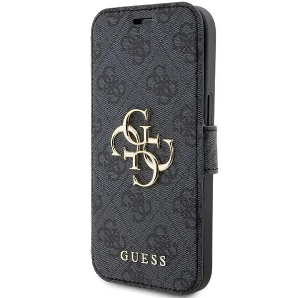 Guess 4G Metal Logo case for iPhone 15 / 14 / 13 - gray - Cell phone cases and covers<<<HurtelXML