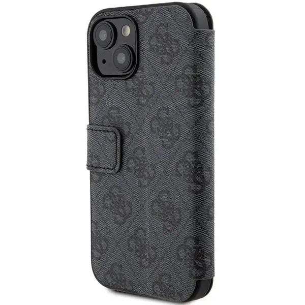 Guess 4G Metal Logo case for iPhone 15 / 14 / 13 - gray - Cell phone cases and covers<<<HurtelXML