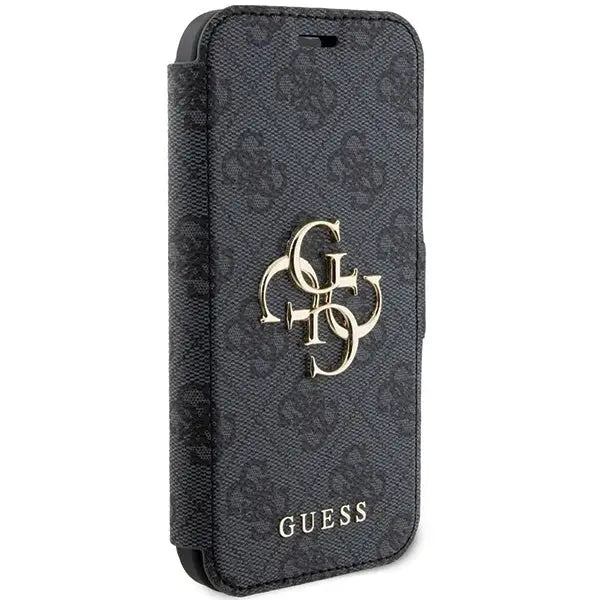 Guess 4G Metal Logo case for iPhone 15 / 14 / 13 - gray - Cell phone cases and covers<<<HurtelXML