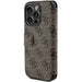 Guess 4G Metal Logo case for iPhone 15 Pro - brown - Cell phone cases and covers<<<HurtelXML