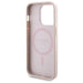 Guess 4G Metal Logo case set for iPhone 14 Pro + 5000mAh MagSafe power bank - pink - Cell phone cases