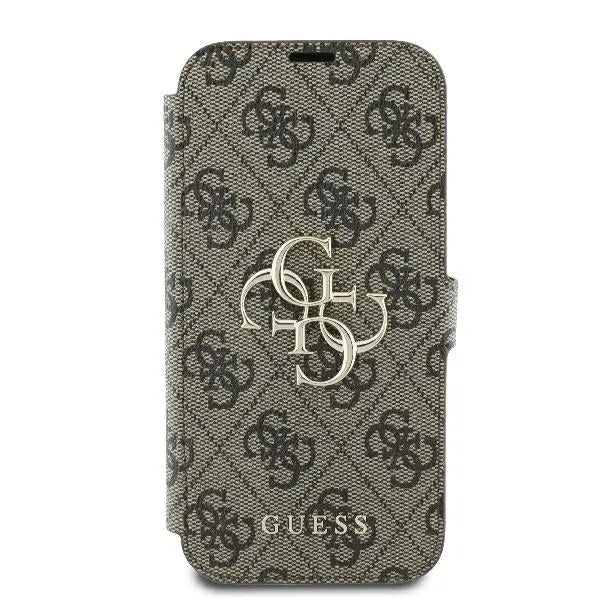 Guess 4G Metal Logo iPhone 16 Case - Brown - Cell phone cases and covers<<<HurtelXML