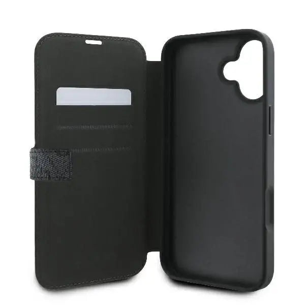 Guess 4G Metal Logo iPhone 16 Plus Case - Black - Cell phone cases and covers<<<HurtelXML