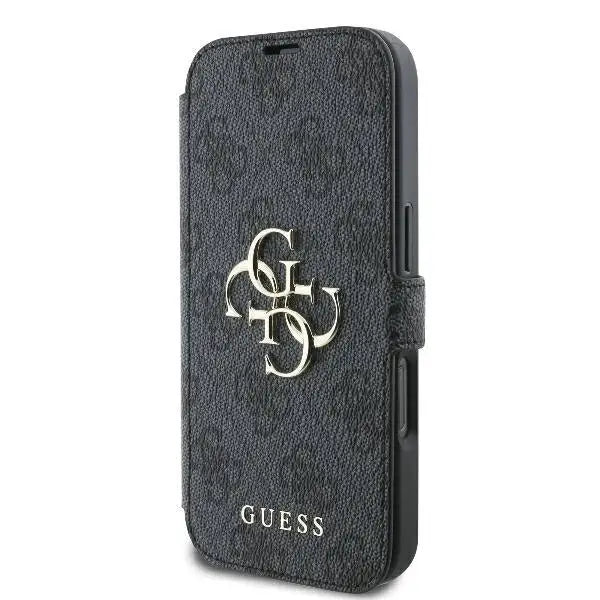 Guess 4G Metal Logo iPhone 16 Pro Case - Black - Cell phone cases and covers<<<HurtelXML