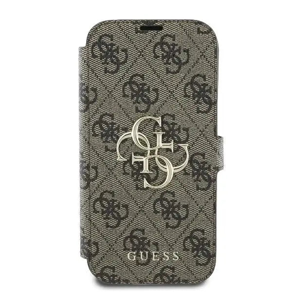 Guess 4G Metal Logo iPhone 16 Pro Case - Brown - Cell phone cases and covers<<<HurtelXML