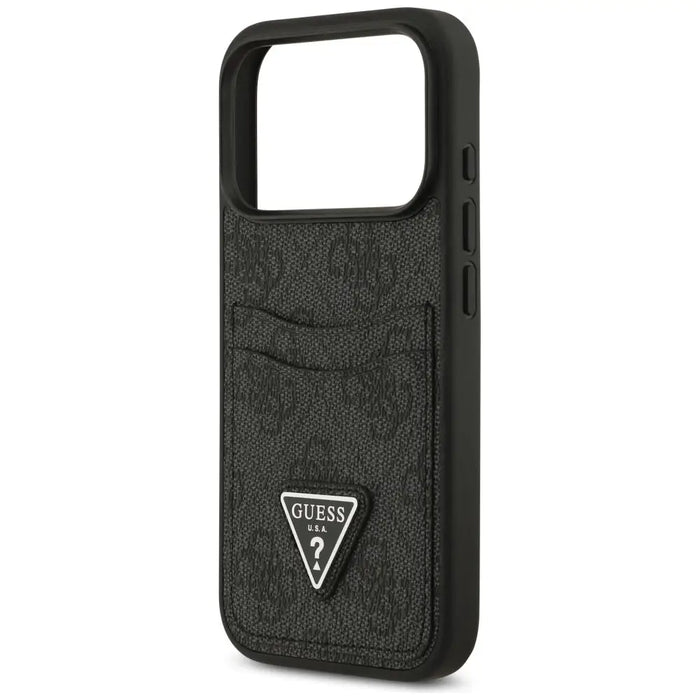 Guess 4G nauble Card Triangle case for iPhone 17 Pro - black - Cell phone cases and covers<<<HurtelXML