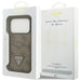 Guess 4G Nauble Card Triangle Case for iPhone 17 Pro - Brown - Cell phone cases and covers<<<HurtelXML