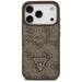 Guess 4G Nauble Card Triangle Case for iPhone 17 Pro - Brown - Cell phone cases and covers<<<HurtelXML