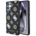 Guess 4G Printed Colored Peony Pattern MagSafe Case for Samsung Galaxy S25 Ultra Black - Cell phone cases