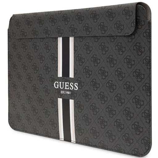 Guess 4G Printed Stripes cover for a 16’’ laptop - black - Laptop bags<<<HurtelXML
