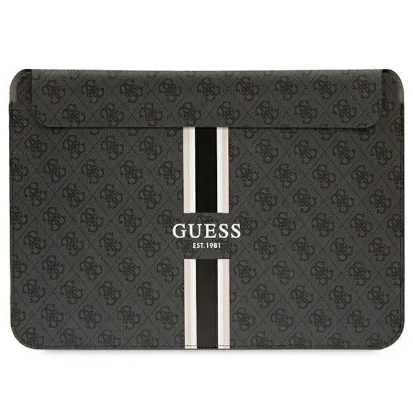 Guess 4G Printed Stripes cover for a 16’’ laptop - black - Laptop bags<<<HurtelXML