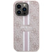 Guess 4G Printed Stripes MagSafe case for iPhone 15 Pro Max - pink - Cell phone cases and covers<<<HurtelXML