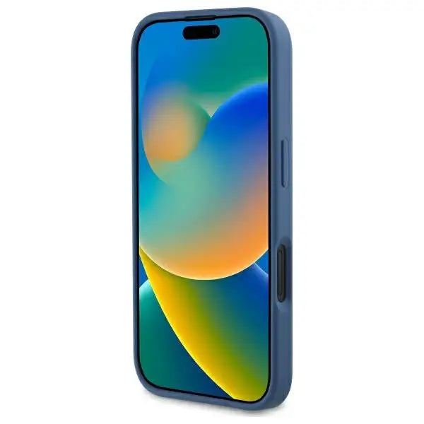 Guess 4G Printed Stripes MagSafe case for iPhone 16 - blue - Cell phone cases and covers<<<HurtelXML