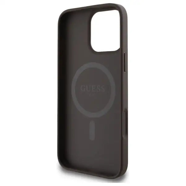 Guess 4G Ring Classic Logo MagSafe Case for iPhone 16 Pro Max - Brown - Cell phone cases and covers<<<HurtelXML