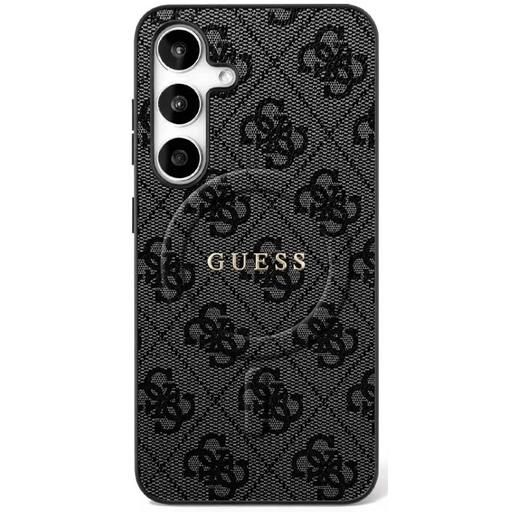 Guess 4G Ring Classic Logo MagSafe case for Samsung Galaxy S25 FE - black - Cell phone cases and covers<<<HurtelXML