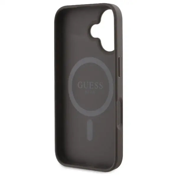 Guess 4G Ring Classic Logo MagSafe iPhone 16 Case - Brown - Cell phone cases and covers<<<HurtelXML