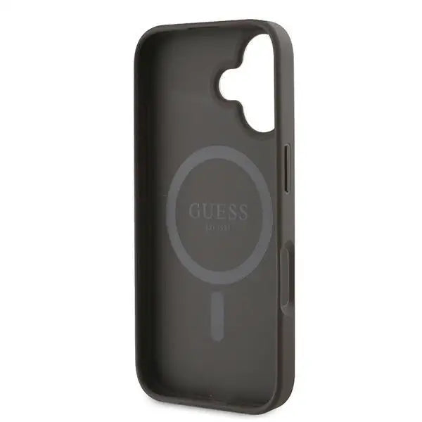 Guess 4G Ring Classic Logo MagSafe iPhone 16 Plus Case - Brown - Cell phone cases and covers<<<HurtelXML