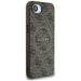 Guess 4G Ring Classic Logo MagSafe iPhone 16e Case - Brown - Cell phone cases and covers<<<HurtelXML