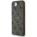 Guess 4G Ring Classic Logo MagSafe iPhone 16e Case - Brown - Cell phone cases and covers<<<HurtelXML