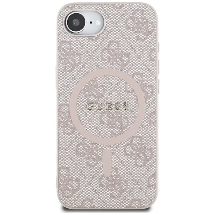 Guess 4G Ring Classic Logo MagSafe iPhone 16e Case - Pink - Cell phone cases and covers<<<HurtelXML